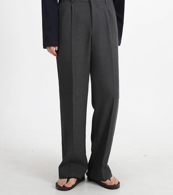 Loose Casual Trousers Wide Leg Straight Drape Floor Mopping
