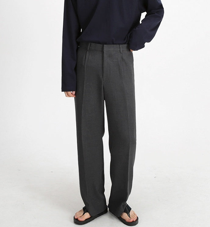 Loose Casual Trousers Wide Leg Straight Drape Floor Mopping